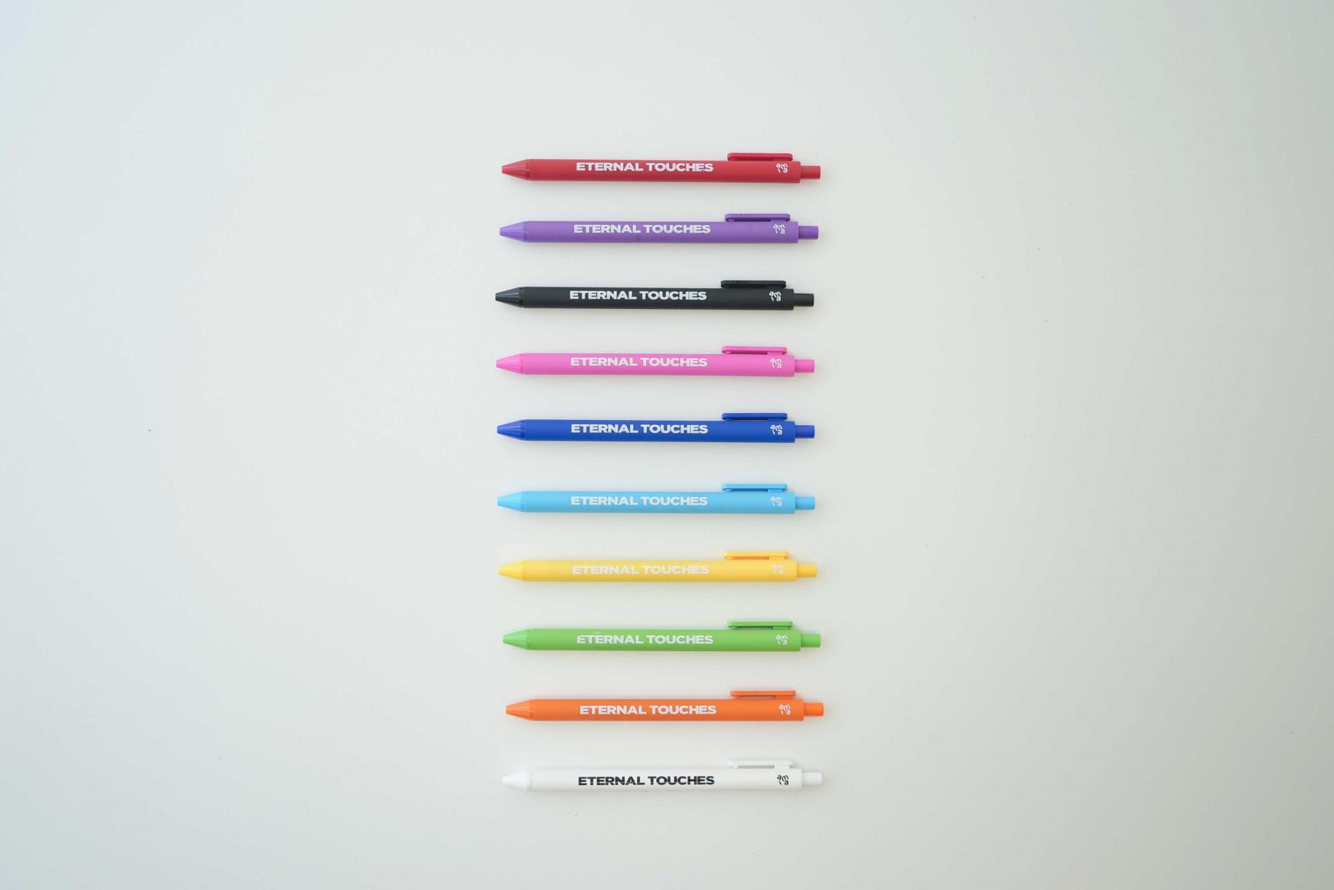 Soft gel pen 0.5mm (Black ink)